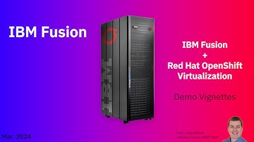 Red Hat OpenShift Virtualization on IBM Fusion HCI