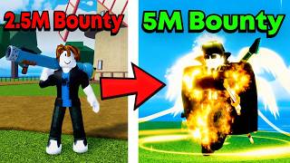I Reached 5 MILLION Bounty in One Video (Blox Fruits)
