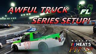 AWFUL TRUCK SERIES SETUP AT RICHMOND RACEWAY NASAR HEAT 5 FLORIDA RACING P17 S2