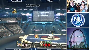 Toasted Ravs 6 PM 3.5 Singles Pools: Smooth_One (Marth, Ike) Vs. Ripple (Dedede)