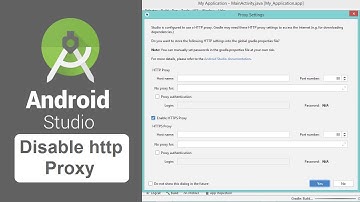 How to fix Gradle Proxy Error | Disable HTTP Proxy in Android Studio