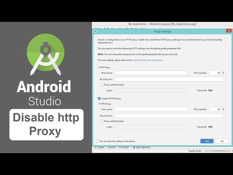 How to fix Gradle Proxy Error | Disable HTTP Proxy in Android Studio