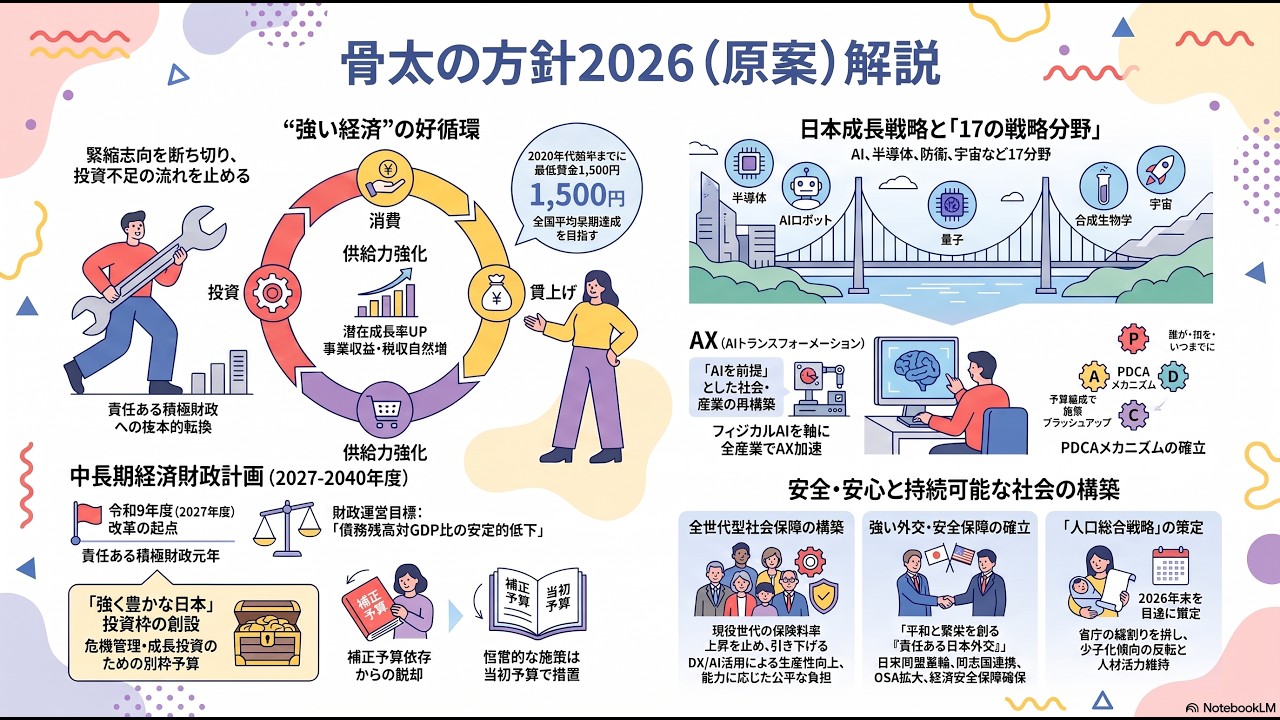 8.5-Minute Summary] Explanation of the 2026 Basic Policies (Draft