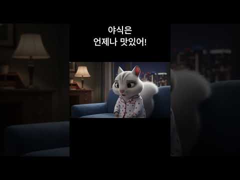 9일차 영상을 만들다! 야식은 언제나 맛있어! #성장기 #ai #캐릭터
