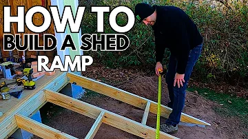 How To Build A Shed Ramp