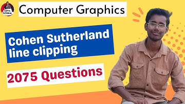 Cohen Sutherland Line Clipping algorithm || 2075 Questions || #computergraphics