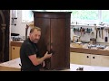 Restoring a Georgian Corner Cabinet Door