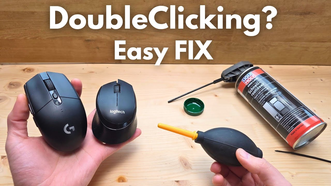 Any LOGITECH Mouse - How to SOLVE Double Click Issue