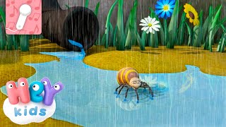 incy wincy spider karaoke animal song for kids hey kids nursery rhymes