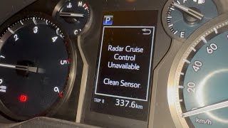 Toyota Pre-Collision System/Radar Cruise Control Unavailable-Clean Sensor. What you need to check.