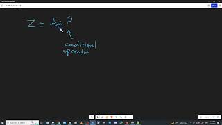 DS230 | IT232 | CS230 | Object Oriented Programming | Part 3-7: Conditional Operator