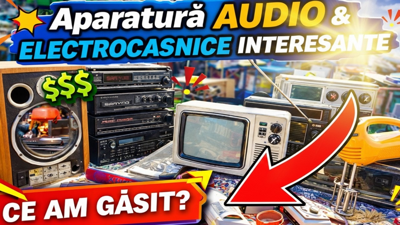 Ce aparatură audio găsești în târg? Electrocasnice surprinzătoare!