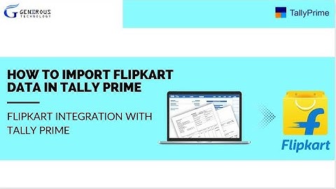 How to import Flipkart Sale Data In Tally Prime (Flipkart Integration with Tally)