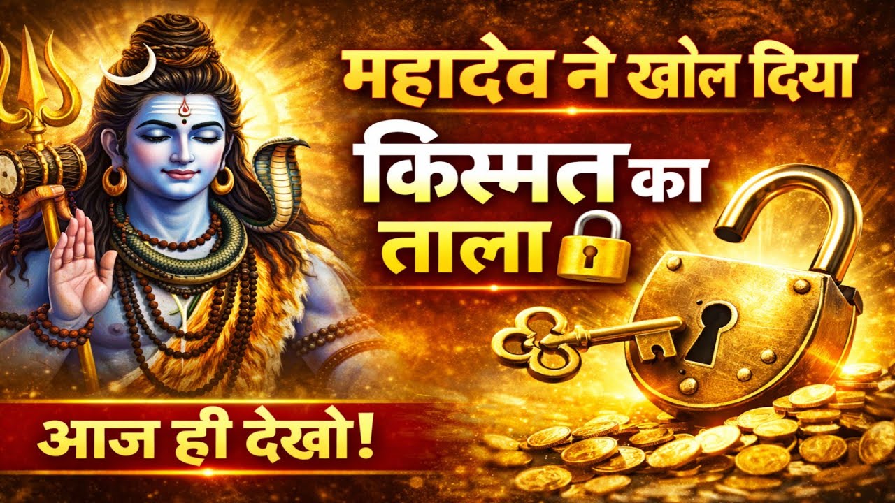 🕉️महादेव ने खोल दी किस्मत की चाबी 🔱 आज ही देखो चमत्कार! || Shiv Sandesh || #mahadevkasandesh 