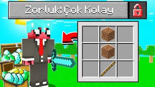 Mi̇necraft Ama Çok Kolay 