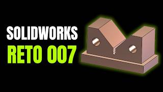 SolidWorks Challenge 007 | Could you model this part | 🟢 BASIC LEVEL