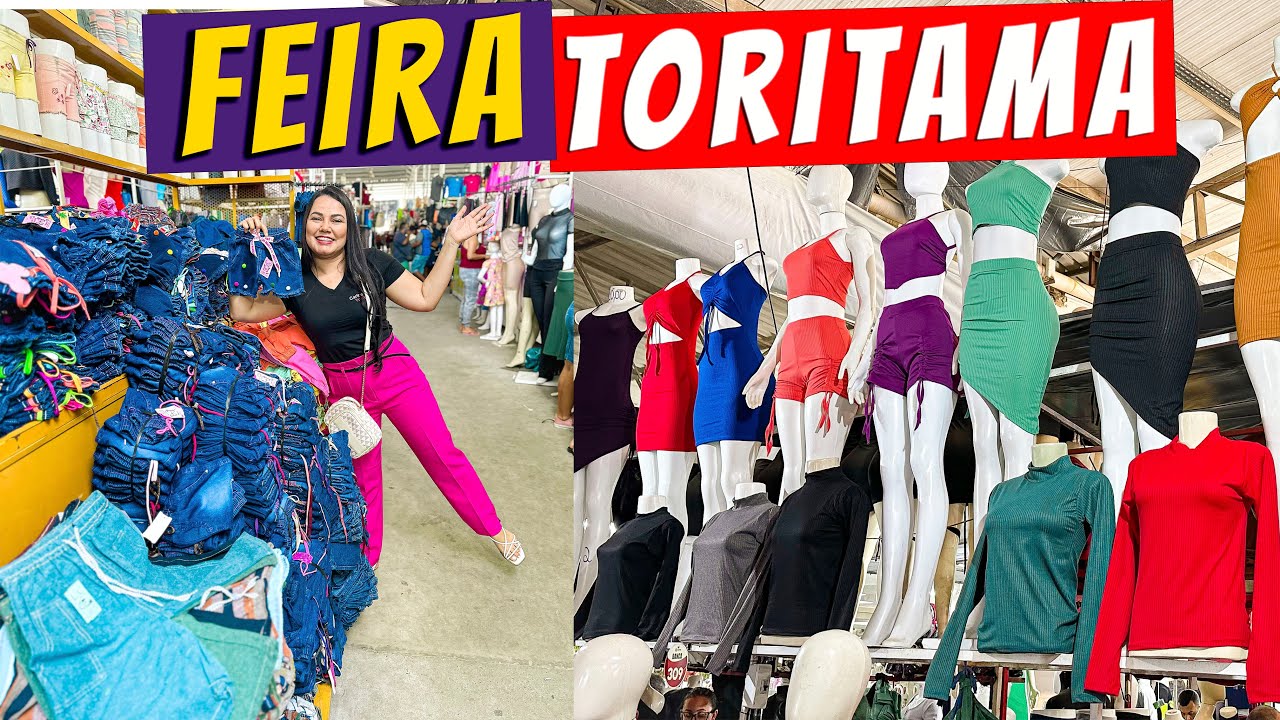 Feira de Toritama em Pernambuco ROUPAS FEMININAS DE R$ 10,00