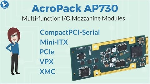 What is a Multi-function I/O Mezzanine Module? | Acromag AP730 Video Embedded Solutions