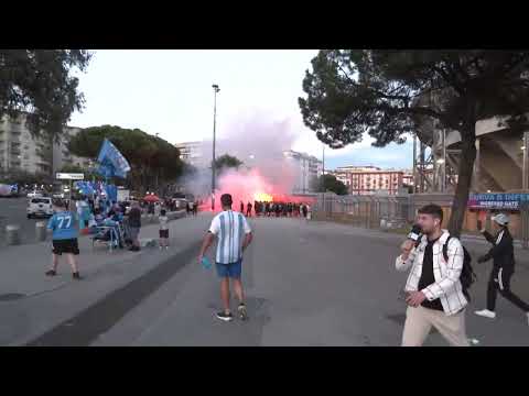 Napoli Lecce 0-0, GESTO  ULTRAS: guardate cos'è successo fuori lo stadio!