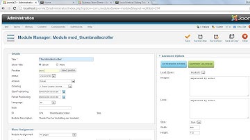 Thumbnail Scroller Slider Joomla Module