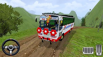 Offroad Drive 🥳 KSRTC EXPRESS Bus Mod Bussid Gameplay | Bus Simulator Indonesia Bus Game Android 