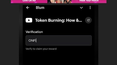 Token Burning in Crypto: How & Why Blum Video Code ! Blum New Video Code Today ! Blum Verify Answer
