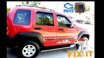 Fixing air temperature sensor on a jeep P0113