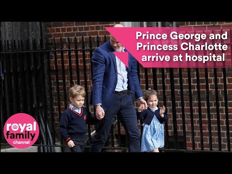 Prince William returns to hospital with Prince George and Princess Charlotte