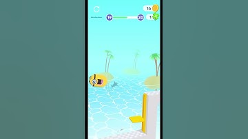Gameplay top mobile games Relaxing n satisfying game iOS/ANDROID Hopping Heads  #shorts Level 19