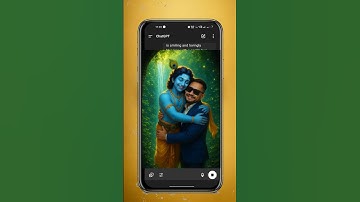 26 Day ChatGPT Viral Photo with Lord krishna #chatgpt #challenge #edit #photoediting #short #viral