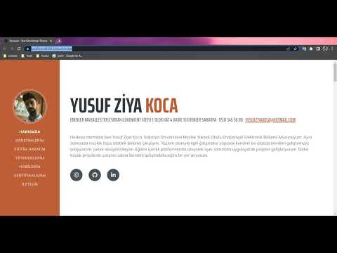 Sizden Gelenler 152 Yusuf Ziya Koca Asp.Net Mvc5 Admin Panelli Dinamik Cv Projesi