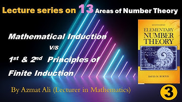 3. Ch#1 || Second Principle of Finite Induction || Elementary Number Theory by David M. Burton