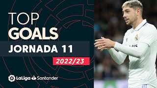 LaLiga TOP 5 Goles Jornada 11 LaLiga Santander 2022\/2023