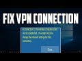 How To Fix VPN "connection to the remote computer could not be established" on Windows 10 image