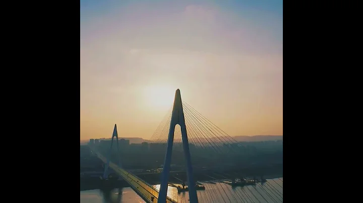 Chinese Bridge - Sichuan Baisha Yangtze River Bridge Aerial View - DayDayNews