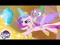 My little pony en franais  double pisode  le royaume de cristal  la magie de lamiti  mlp