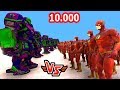 10.000 FLASH VS 10 HULKBUSTER 😱 - Süper Kahramanlar