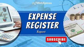 Efficient Expense Management with WebXpress: Expense Register Report Explained! || TMS || WebXpress screenshot 5