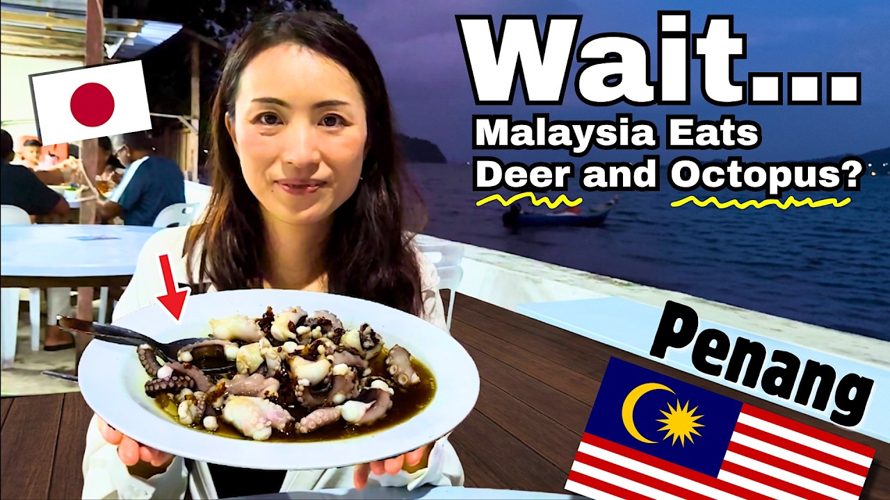 Penang Exotics vs Japanese!! Octopus & Deer Meat?!🇲🇾🇯🇵