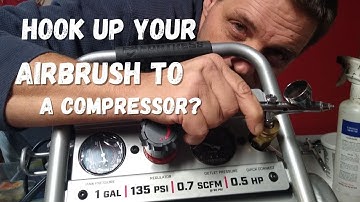 Hoe je een airbrush op een gewone compressor aansluit. Laten we hem aansluiten!