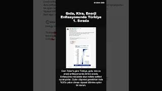 Türkiye Enflasyonda Zirvede Gıda, Kira, Enerji İlk Sırada Oecd Verileri