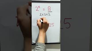 Find x Fast ⚡ Exponents Trick #maths