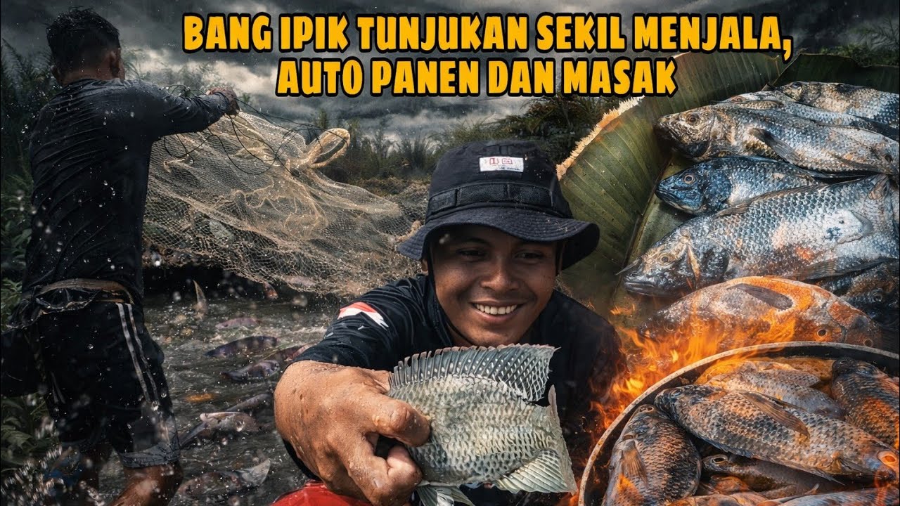 BANG IPIK TUNJUKIN SEKIL MENJALA DI HADAPAN MUGI AUTO PANEN 