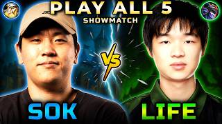SOK vs LIFE - $200 SHOWMATCH - PLAY ALL 5 - GLADIATOR CUP 303