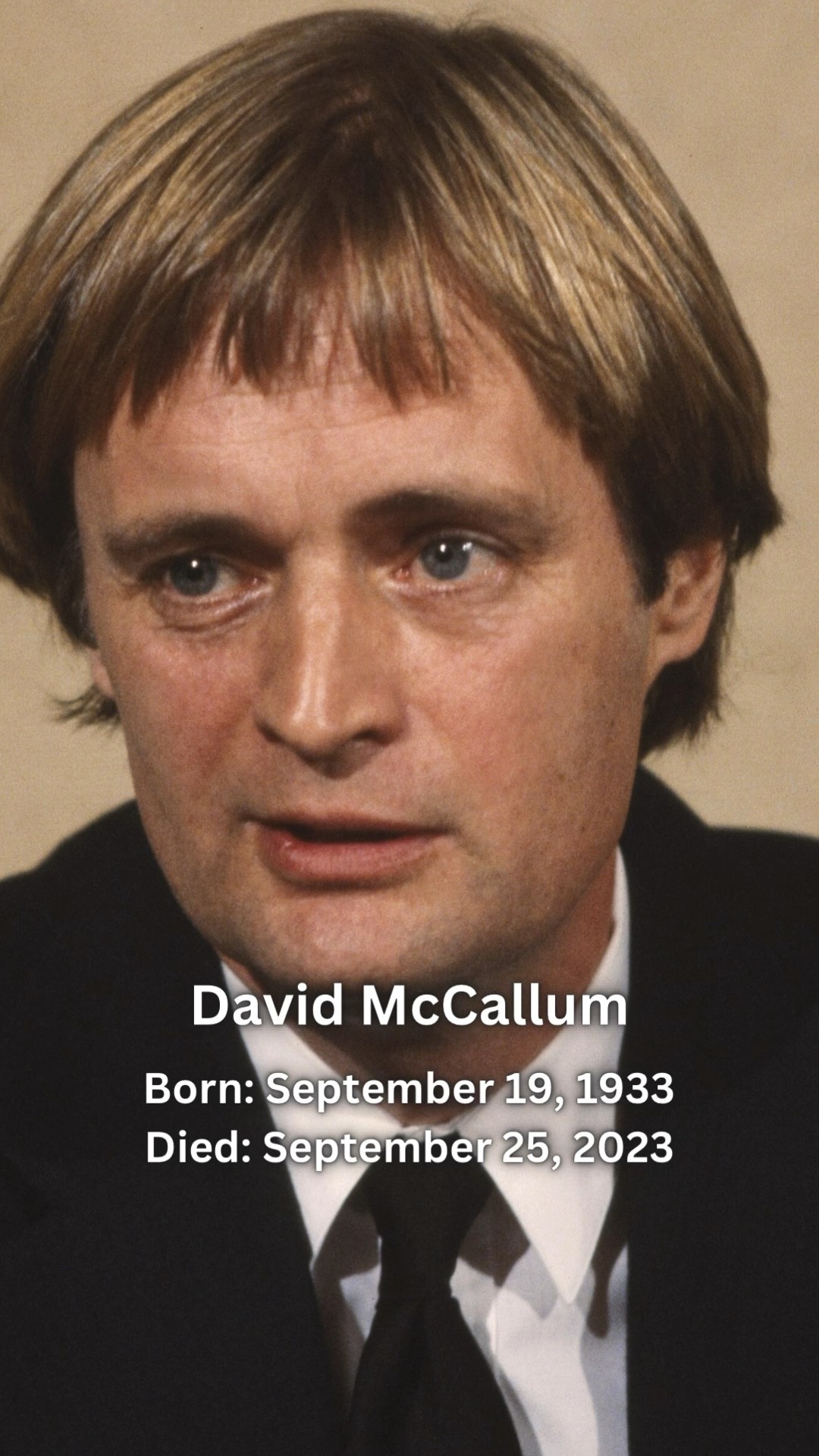 David McCallum / The Edge 新品未使用 7inch Today Is Going To Be The Great Day