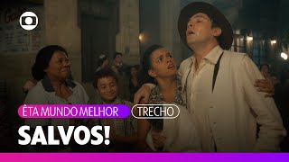 Candinho Consegue Sair Da Fábrica A Salvo Com Samir Êta Mundo Melhor Tv Globo