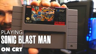 Sonic Blast Man for SNES on a CRT  (Memory Lane)