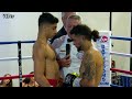 Abdul khan v jake pollardat the aj bell stadium irlam on 4122021