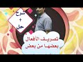 تصريف الأفعال بعضها من بعض حل التدريبات للصف الثاني الإعدادي الأزهري