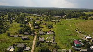 История старинного поселения Ужга,основанного в ХV веке.Республика Коми.